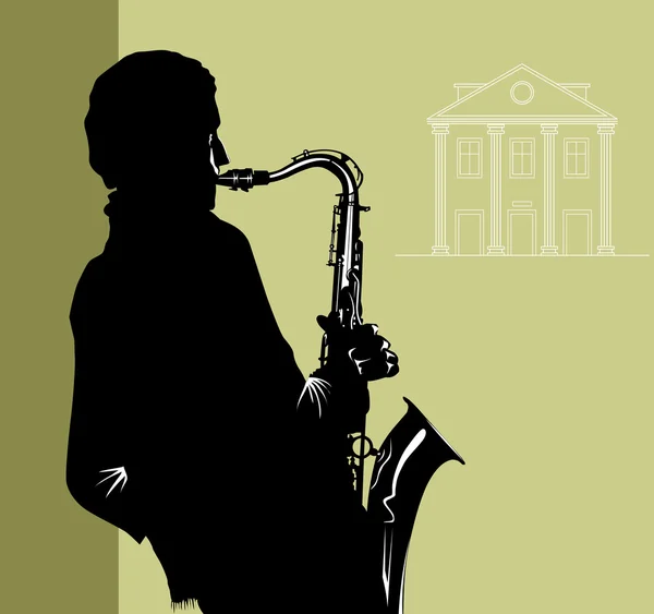 Jazz de ville — Image vectorielle