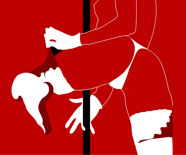 Chambre rouge — Image vectorielle