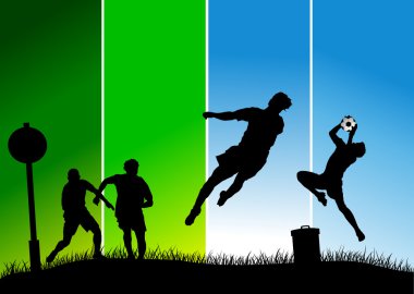 School soccer clipart