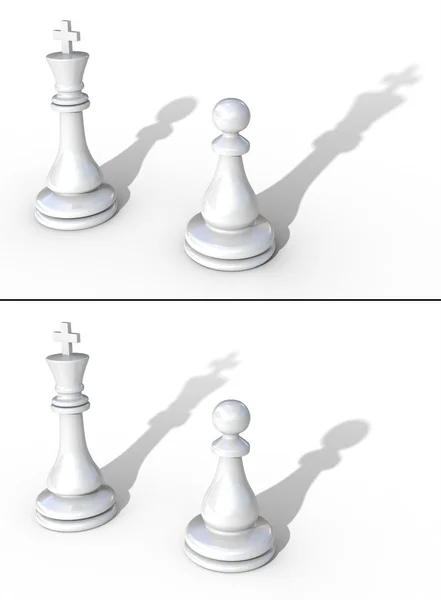 Концепція лідерства 3d ілюстрація ізольована на білому — стокове фото