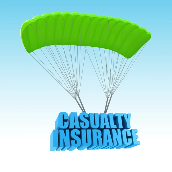 Casualty Insurance 3d concept illustration — Stock Photo, Image