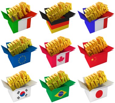 Producing countries clipart