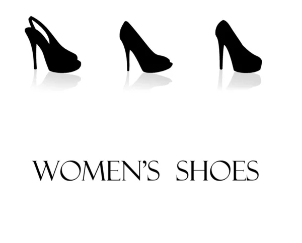 Set de hermosos zapatos de mujer modernos — Foto de Stock