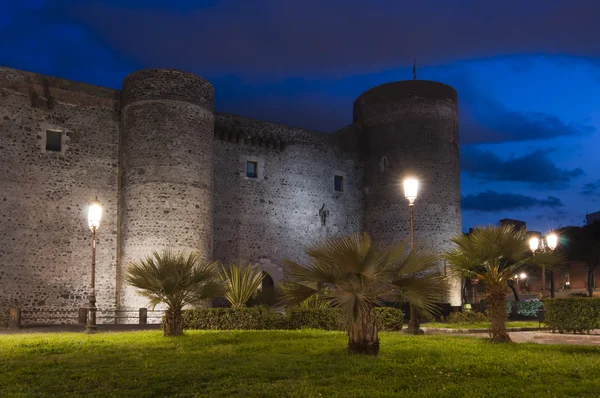 Ursino castle in Catania Sicily Italy — Stock Photo, Image