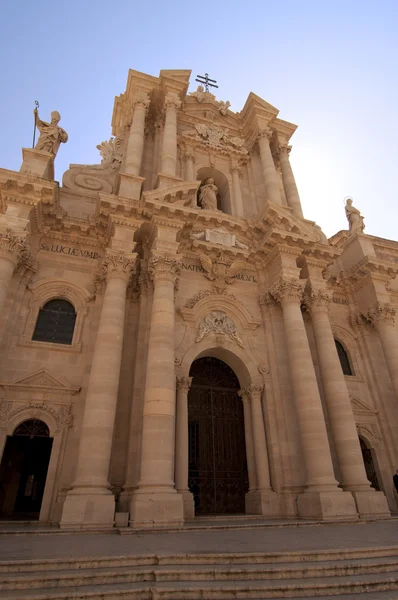Katedralen i Syrakusa italy — Stockfoto