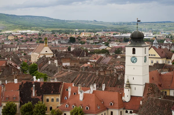 Paysage urbain de Sibiu — Photo