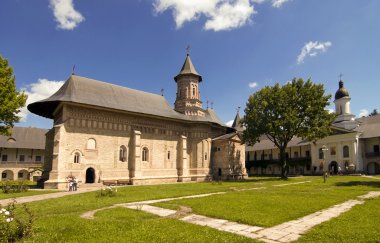 Christian orthodox monastery church clipart