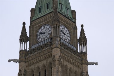 Ottawa Kanada Parlamentosu Saat Kulesi