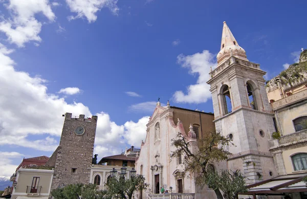 Taormina város központjában — Stock Fotó