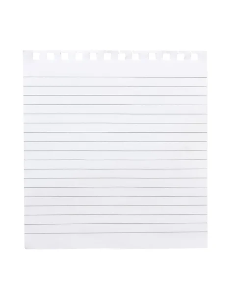 Podartego papieru notatnik — Zdjęcie stockowe