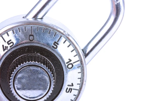 Close up of a combination padlock lock — Stock Photo, Image