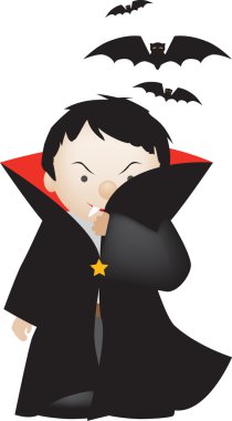 Dracula cartoon clipart