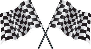 motor racing checkered, chequered flag clipart