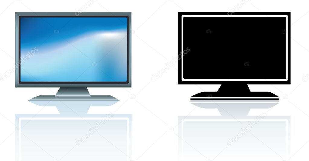 modern flatscreen high definition style television