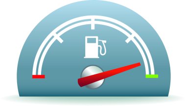 petrol or general fuel dial clipart