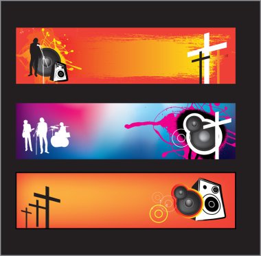 Christian modern music clipart