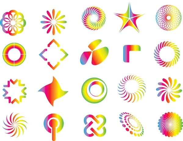 Елементи символів графічного дизайну — стоковий вектор
