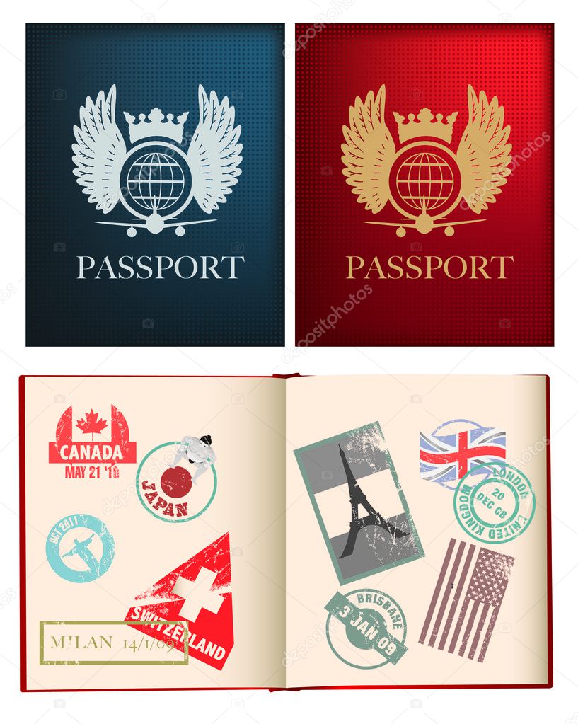 designs for a general not country specific passport