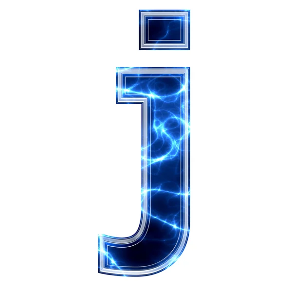 电动 3d 字母-j — 图库照片