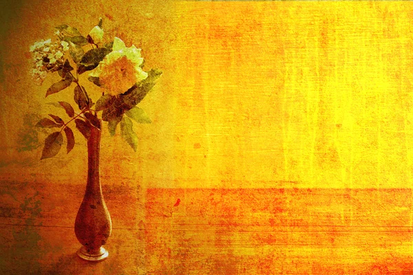Винтажный цветок — стоковое фото