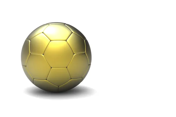 stock image Golden soccer ball