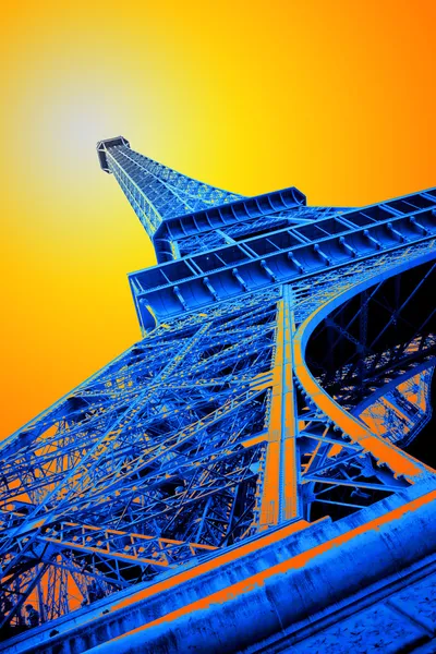 Popkonst Eiffeltornet — Stockfoto