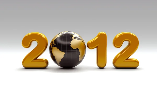 3d new year 2012 — Stock Photo, Image
