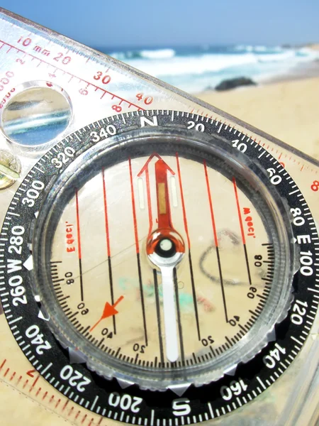 Compas on the coast. — Stock Photo, Image