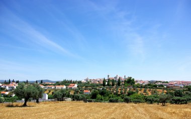 Landscape of Arronches village, Portugal. clipart