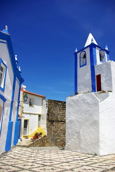 Ulice alegrete vesnici, portalegre, Portugalsko. — Stock fotografie