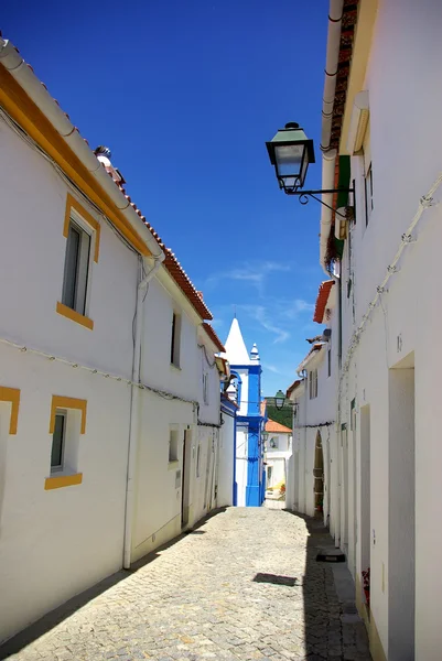 Rua da aldeia de Alegrete, Portugal . — Fotografia de Stock