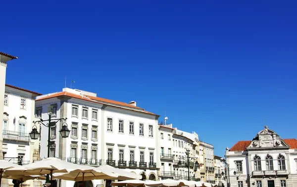 Giraldo square, Evora, Etelä-Portugali — kuvapankkivalokuva