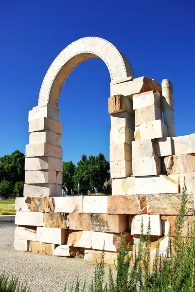 Escultura de mármore do arco romano — Fotografia de Stock