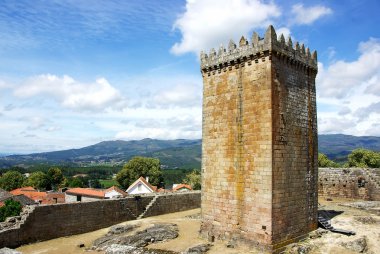 Castle of Melgaco in the north of Portugal. clipart