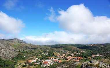 Castro Laboreiro village, north of Portugal. clipart