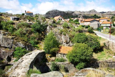 Castro Laboreiro village,natural park of peneda geres. clipart