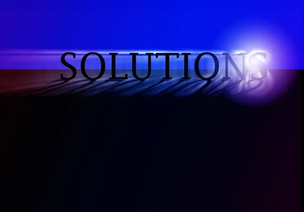Soluzioni — Foto Stock
