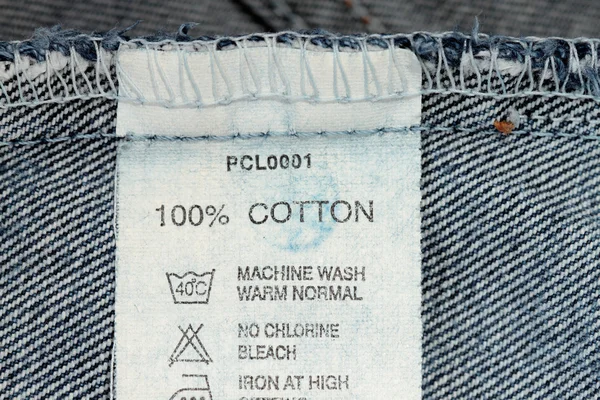 100 percent cotton — Stock Photo, Image