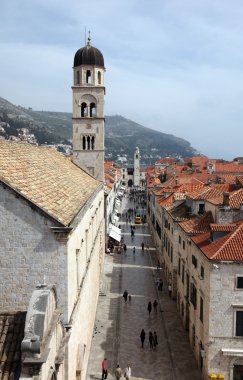 Stradun Caddesi, dubrovnik, Hırvatistan