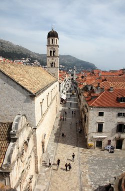 Stradun Caddesi, dubrovnik, Hırvatistan