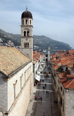 Stradun Caddesi, dubrovnik, Hırvatistan