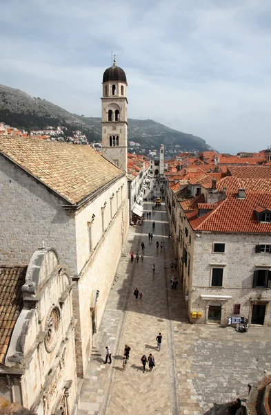 Stradun-стріт, Дубровник, Хорватія — стокове фото