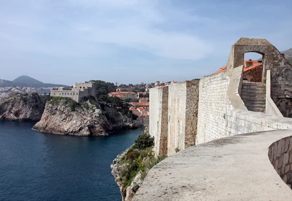 Dubrovnik-Stadtmauer — Stockfoto