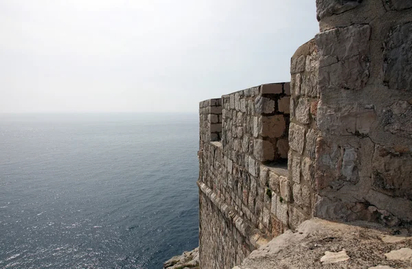 Dubrovnik muralhas da cidade — Fotografia de Stock