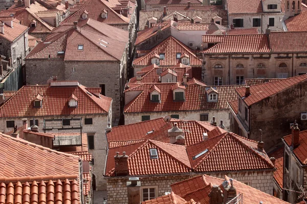 Toits rouges de Dubrovnik — Photo