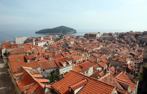 Vista da Cidade Velha de Dubrovnik, Croácia — Fotografia de Stock