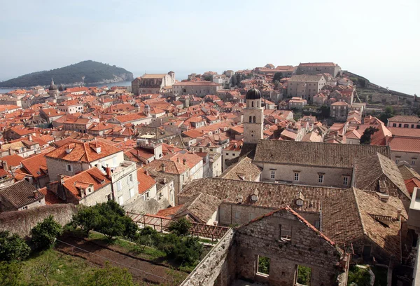 Переглянути Старого міста Дубровник, Хорватія — стокове фото