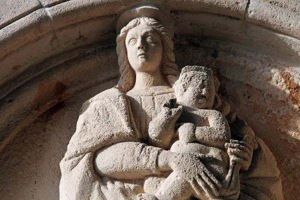 Maagd Maria met baby jesus — Stockfoto