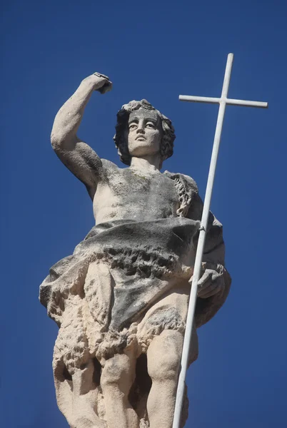 Dubrovnik kathedrale - der heilige Johannes der Täufer — Stockfoto