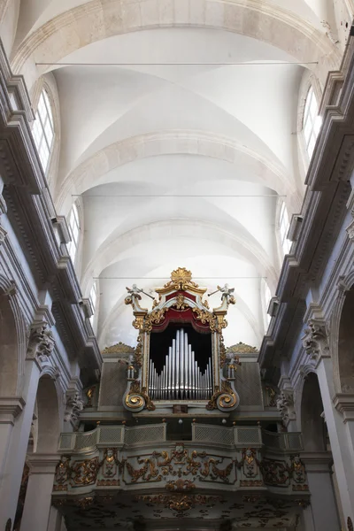 在大教堂-杜布罗夫尼克，克罗地亚风琴管 — 图库照片